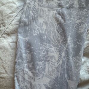lululemon athletica Gray Patterned Leggings